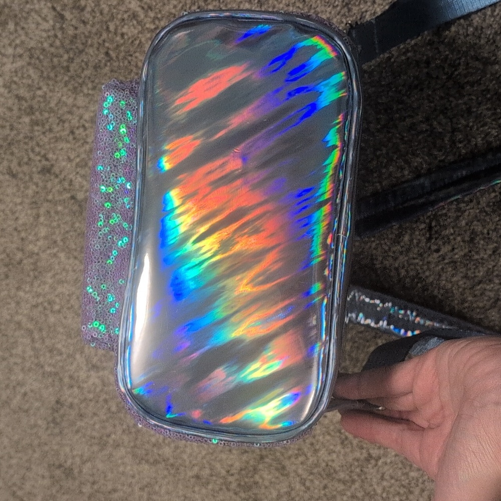 Disney Iridescent Purple Loungefly Backpack - Picture 8 of 16